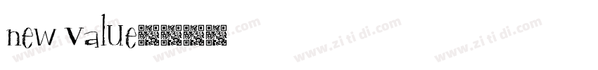 New Value字体转换